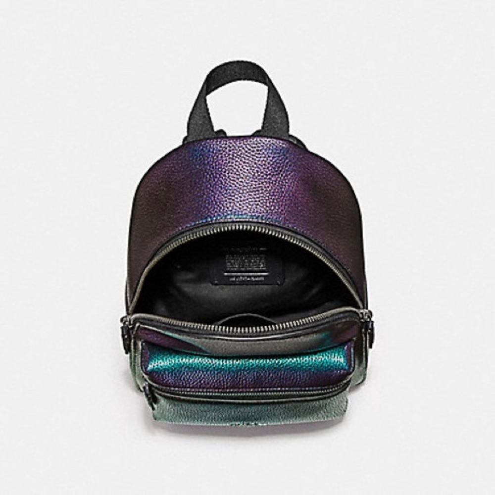 ‼️last one‼️NWT！COACH MINI CHARLIE BACKPACK IN PEBBLE LEATHER (COACH F38263) - Picture 9 of 10